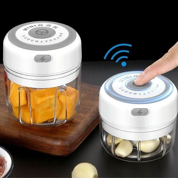 Kitchenova Electric Mini Garlic Chopper – USB Rechargeable 300 ml Food Processor