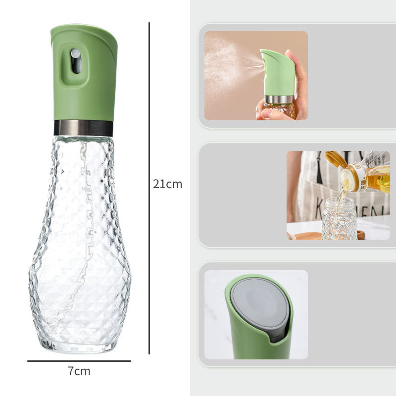 Kitchenova Oil Spray Bottle – Refillable Olive Oil Sprayer for Cooking